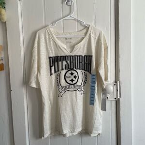 Pittsburgh Steelers Cream Tee